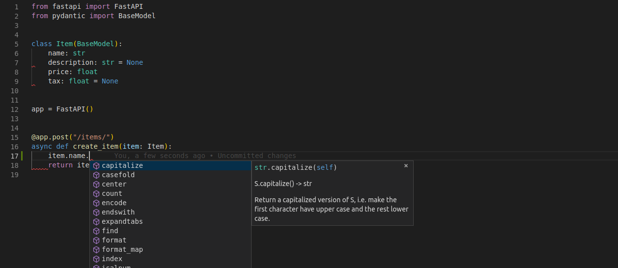 Request Body FastAPI
